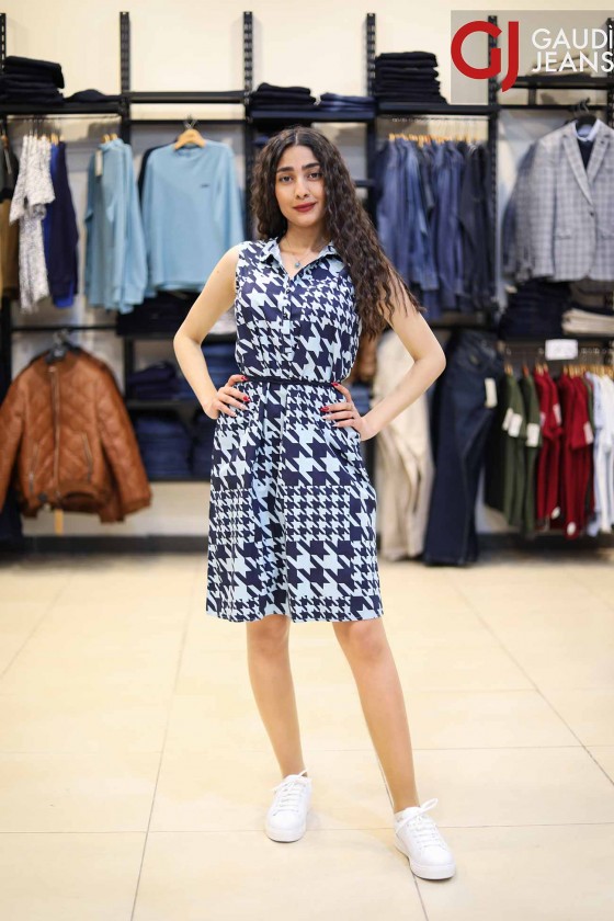 فستان نسائي بوبلين 